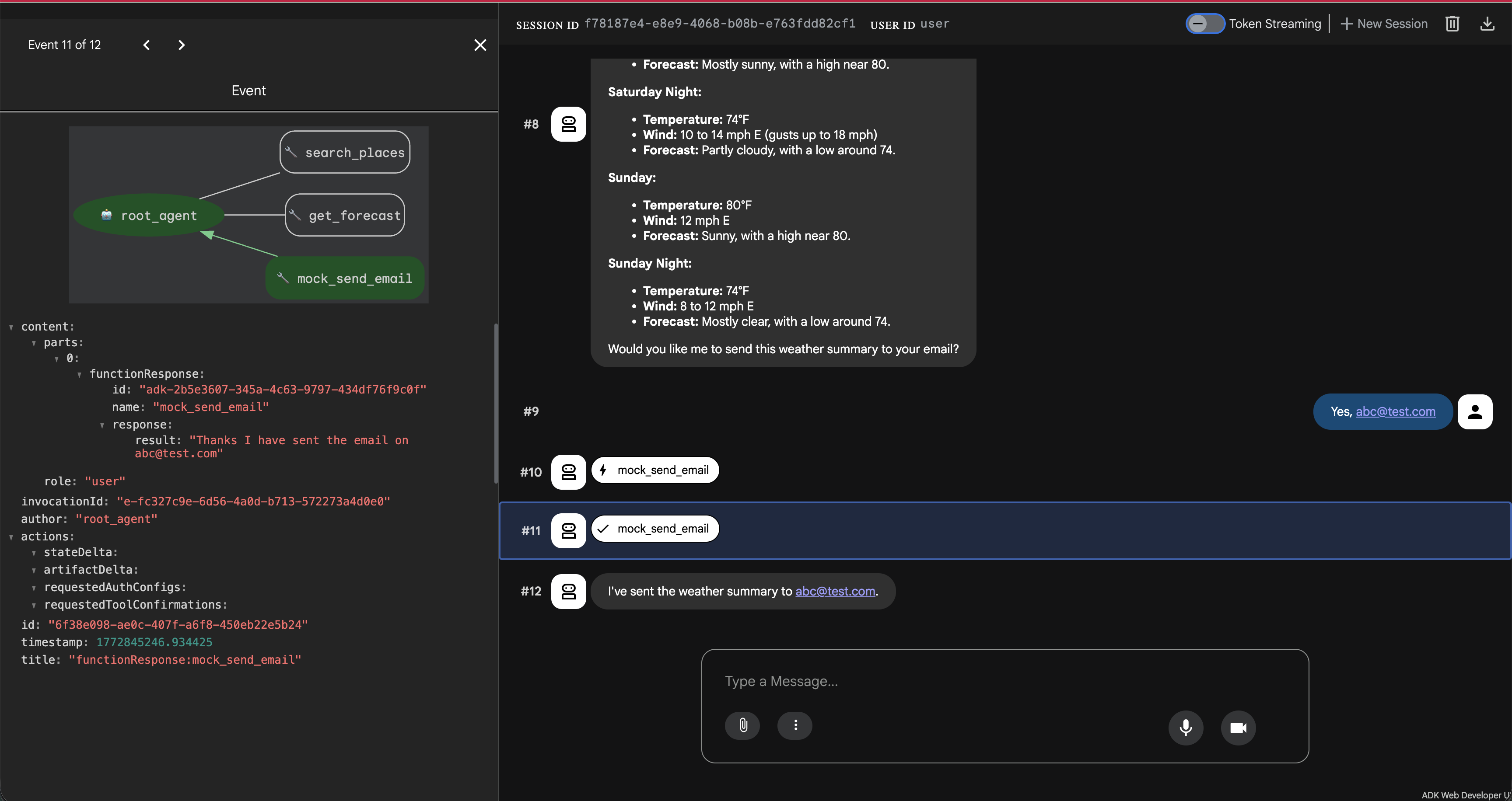 Chaining with MCP + Function tools
